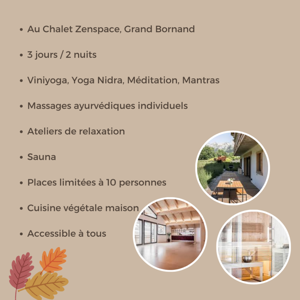 Yoga Neuchatel week end retraite